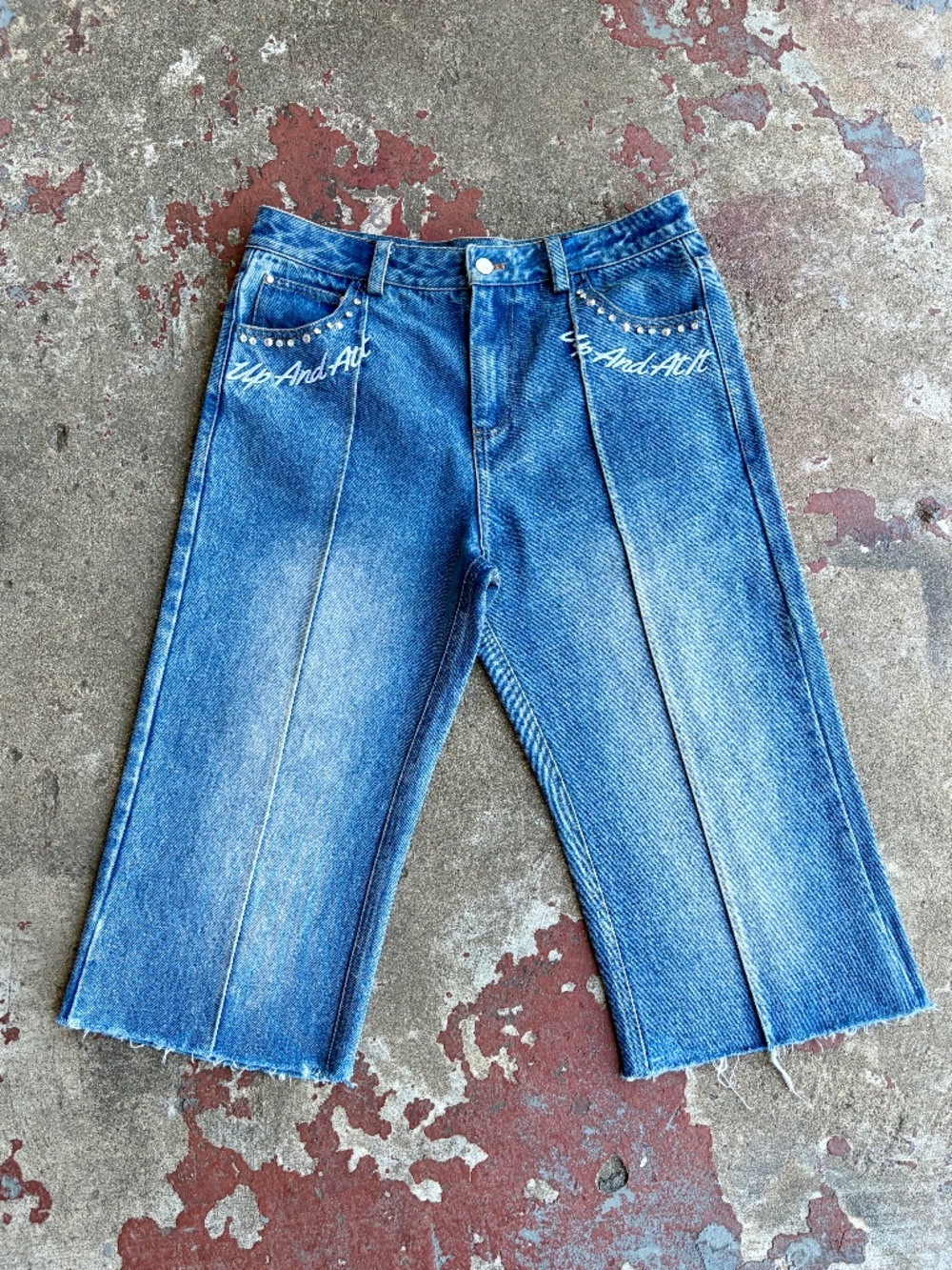 “Two Tone” Denim Jorts